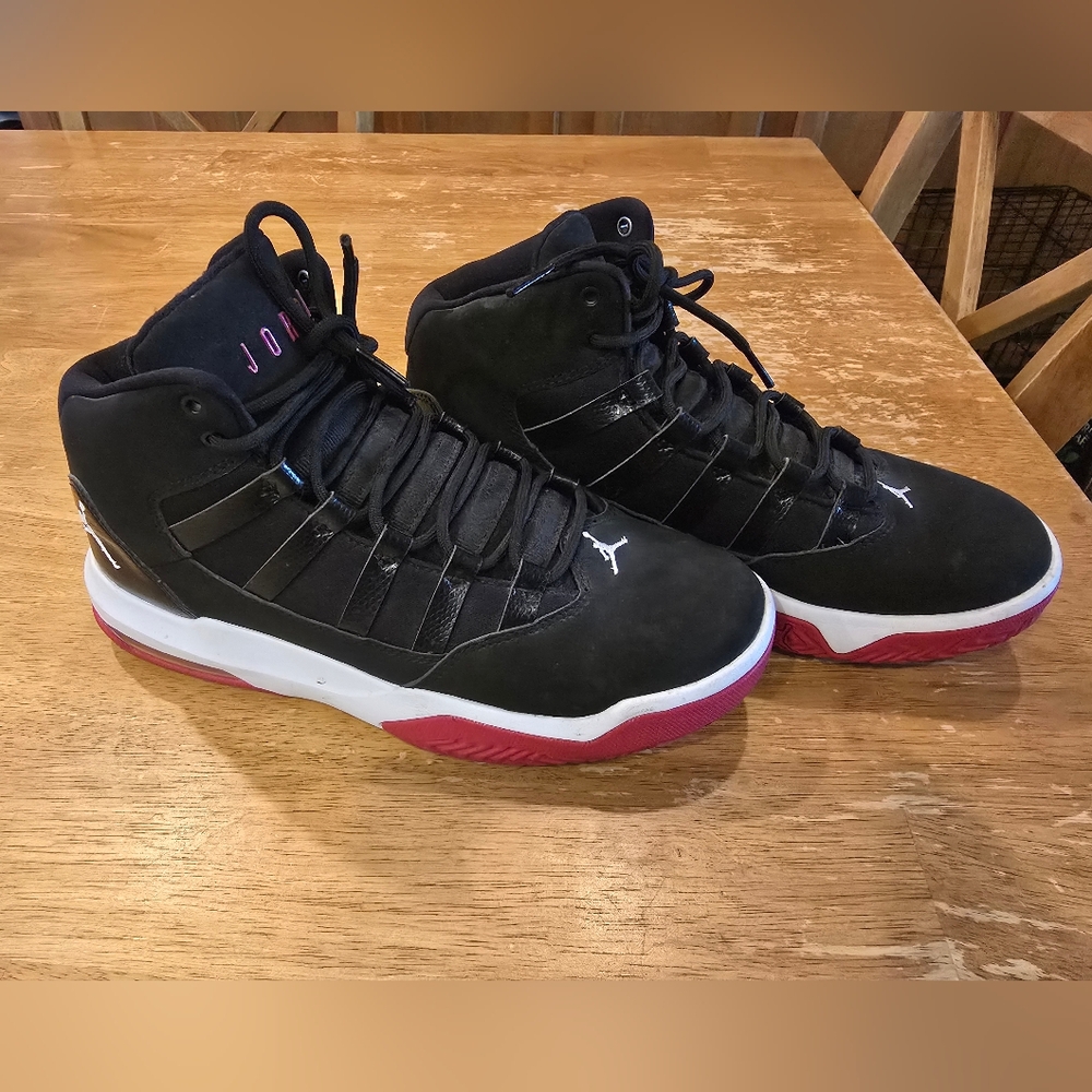 Jordan Black and Red Men's Shoes
